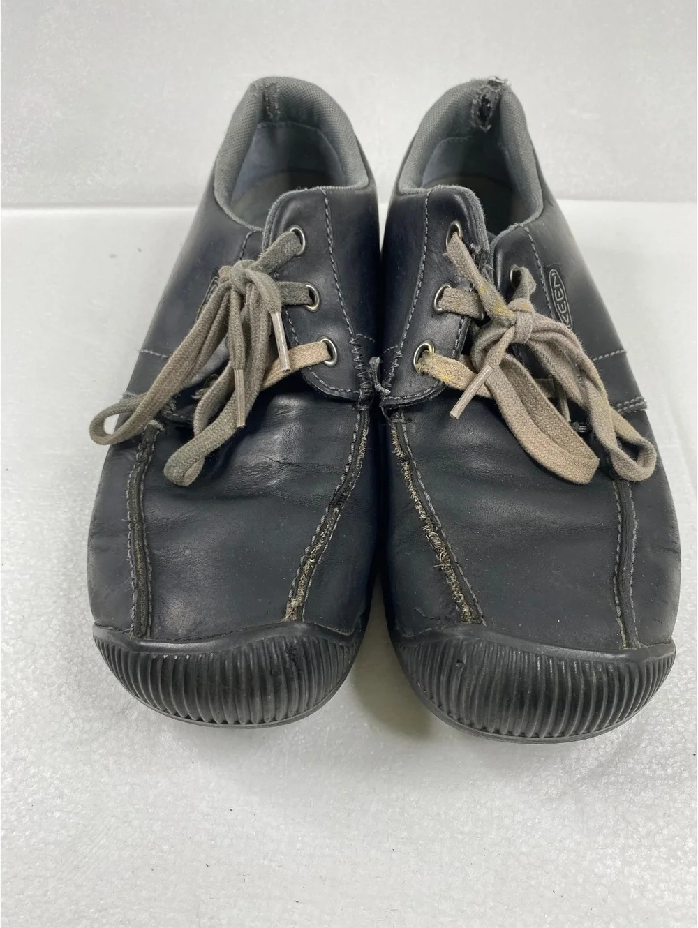 KEEN black leather casual oxford shoes size 7.5